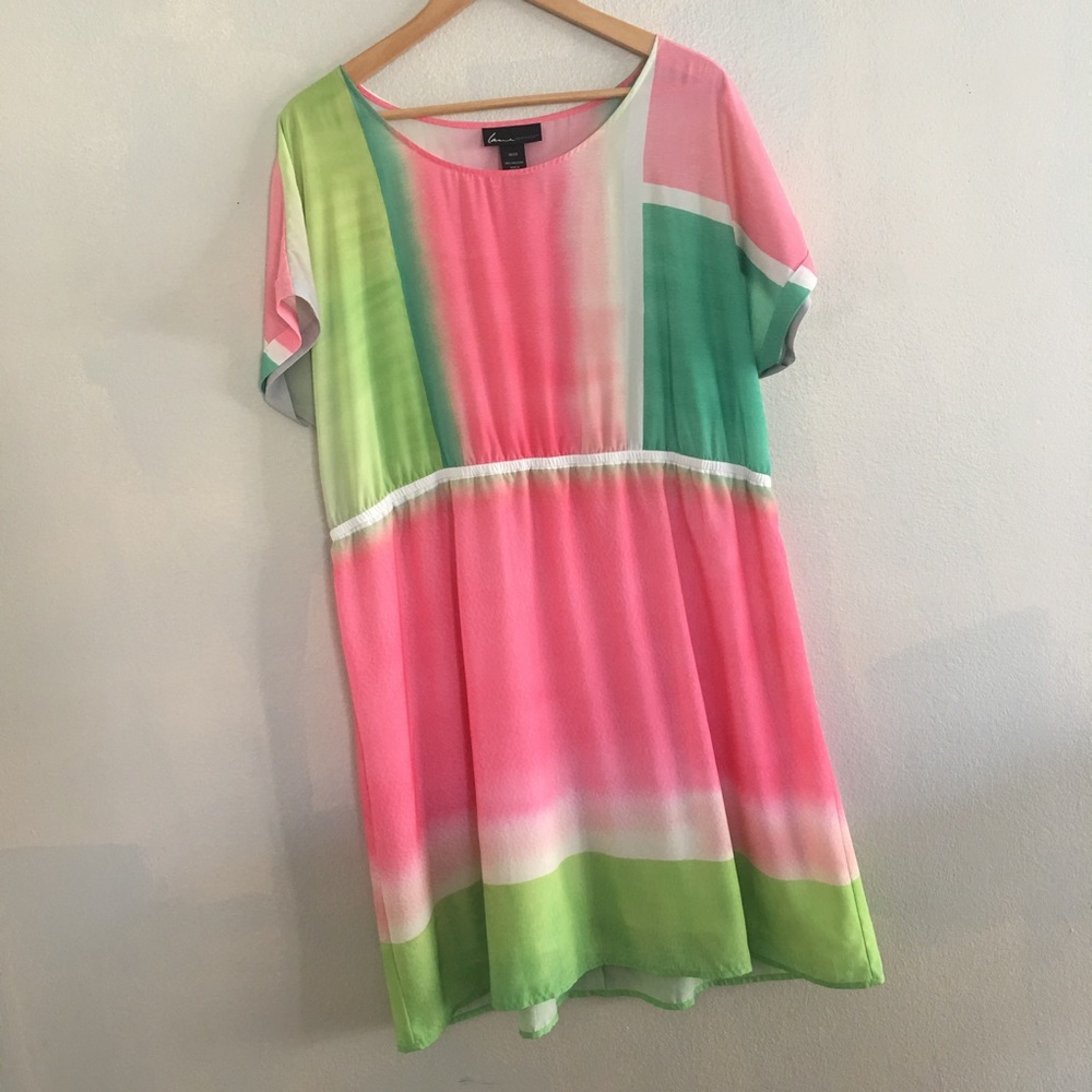 Lane Bryant Color Block Dress